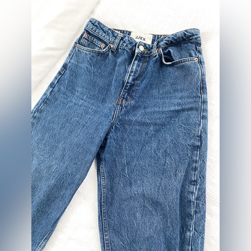 Hudson’s Bay JJXX Mom High Waist Jeans, Medium Wash - Size 27/32 - Picture 5 of 11
